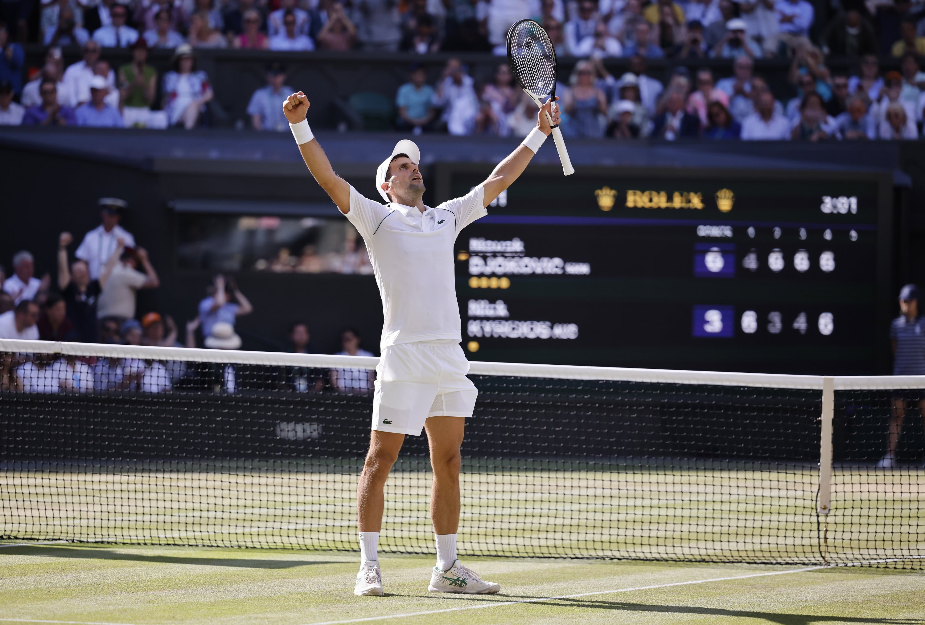 Novak Djokovic beats Nick Kyrgios for 7th Wimbledon title Daily Sabah