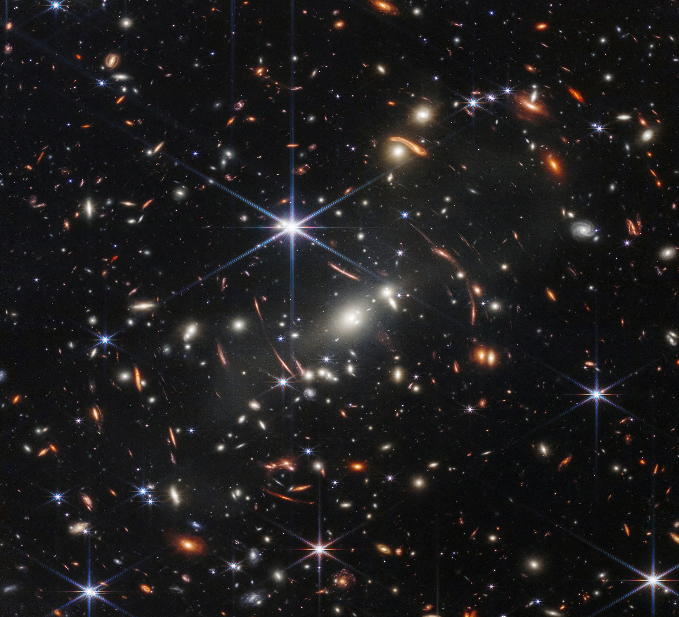 The first full-color image from NASA's James Webb Space Telescope shows the galaxy cluster SMACS 0723, in a composite made from images at different wavelengths, July 11, 2022. (Reuters Photo)