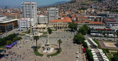 A view from Konak Square, Izmir, western Turkey, June 9, 2022. (AA Photo)