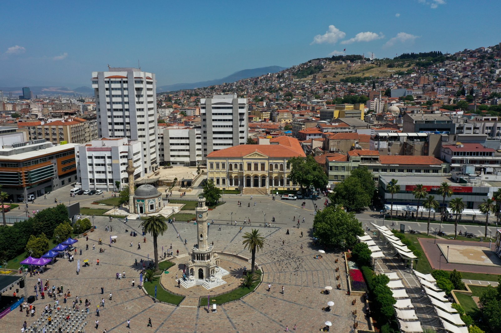 A view from Konak Square, Izmir, western Turkey, June 9, 2022. (AA Photo)