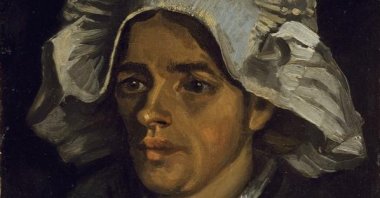 Van Gogh's "Head of a Peasant Woman." (Photo National Galleries of Scotland)