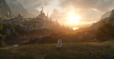 A still shot from the TV series "The Lord of the Rings: The Rings of Power" from Amazon.