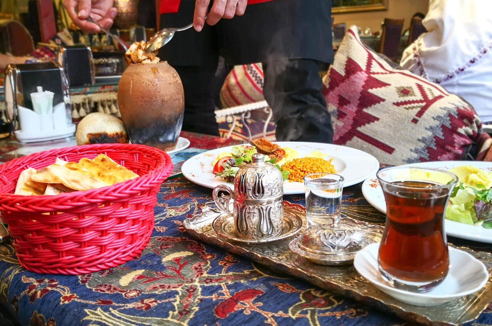 Turks have the ritual of dining down pat, they labor over preparing and enjoying lavish meals while still remaining relatively svelte. (Shutterstock Photo)