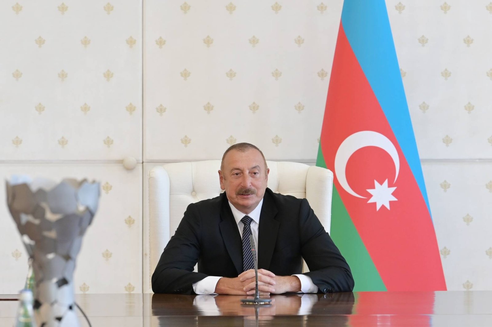 Azerbaijan&#039;s President Ilham Aliyev. (DHA Photo)