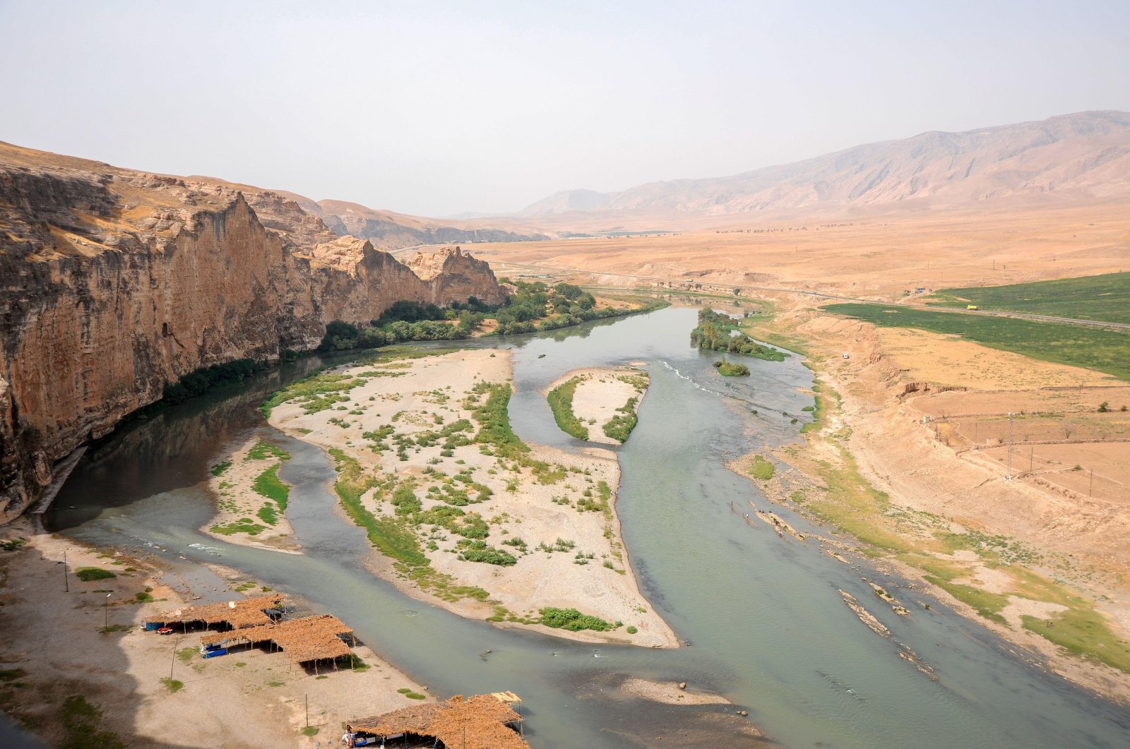 The Tigris river flows through the ancient city of Hasankeyf in Batman province, Turkey. (Alamy Photo via Reuters)