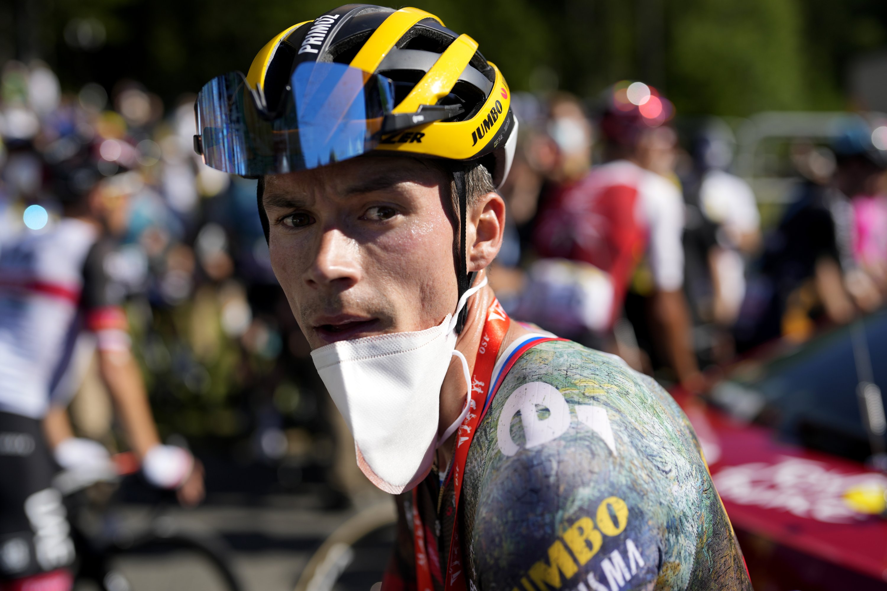 Premonition Flyselskaber biord Top contender Primoz Roglic abandons Tour de France over injury | Daily  Sabah