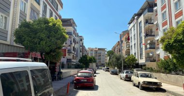 View of a street in Soma, Manisa, western Turkey, July 17, 2022. (DHA Photo)