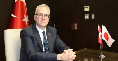 Turkish Ambassador to Tokyo Korkut Güngen speaks to Anadolu Agency (AA), Tokyo, Japan, July 18, 2022. (AA Photo)