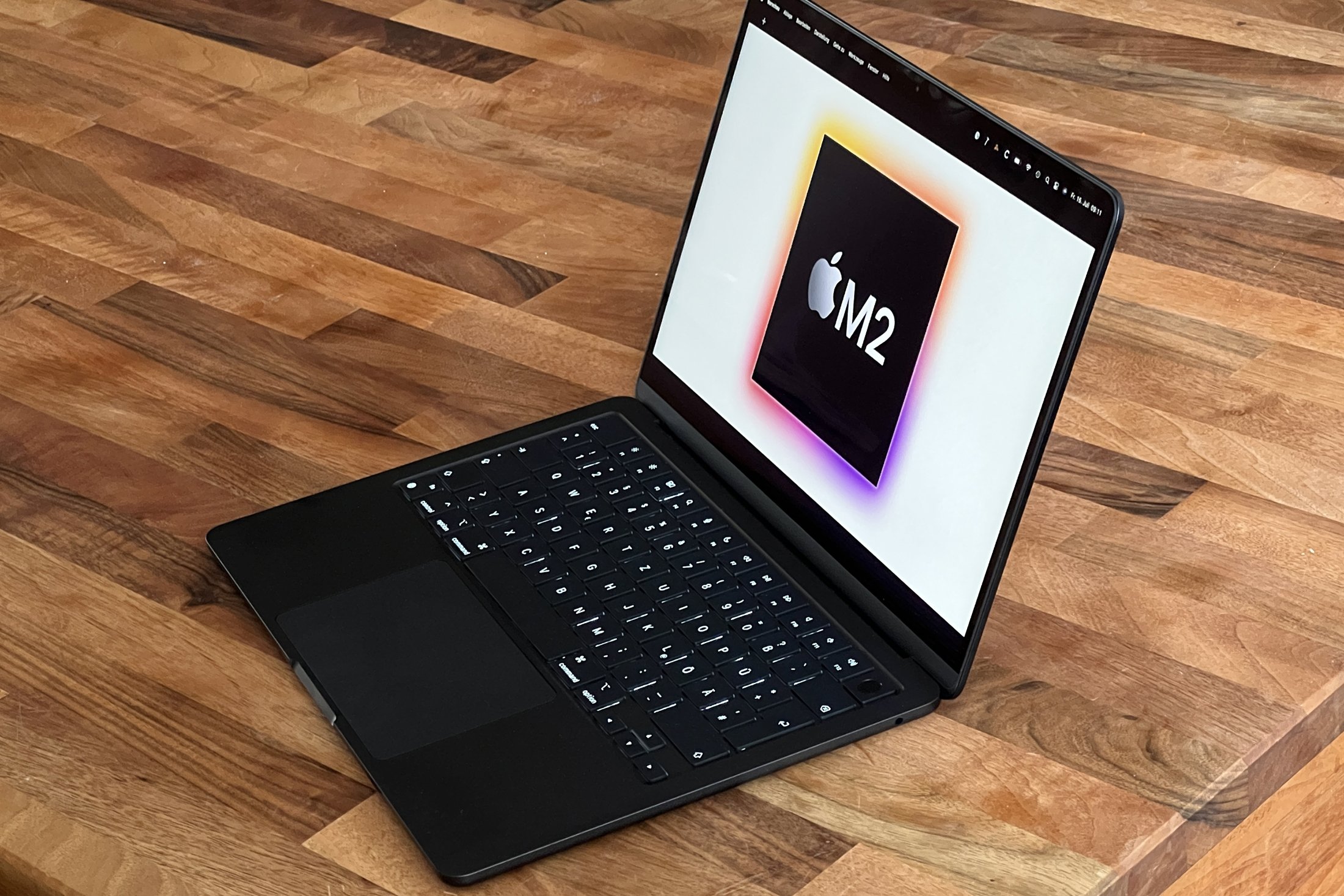 Macbook Air M2 baru berisi chip Apple generasi terbaru.  (foto dpa)