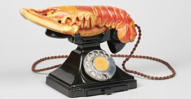 Salvador Dali&#039;s &quot;Lobster Telephone&quot; is among the exhibits exploring the story of the Surrealist movement and its impact on the world in &quot;Objects of Desire: Surrealism and Design 1924 - Today&quot; at London&#039;s Design Museum. (DPA)