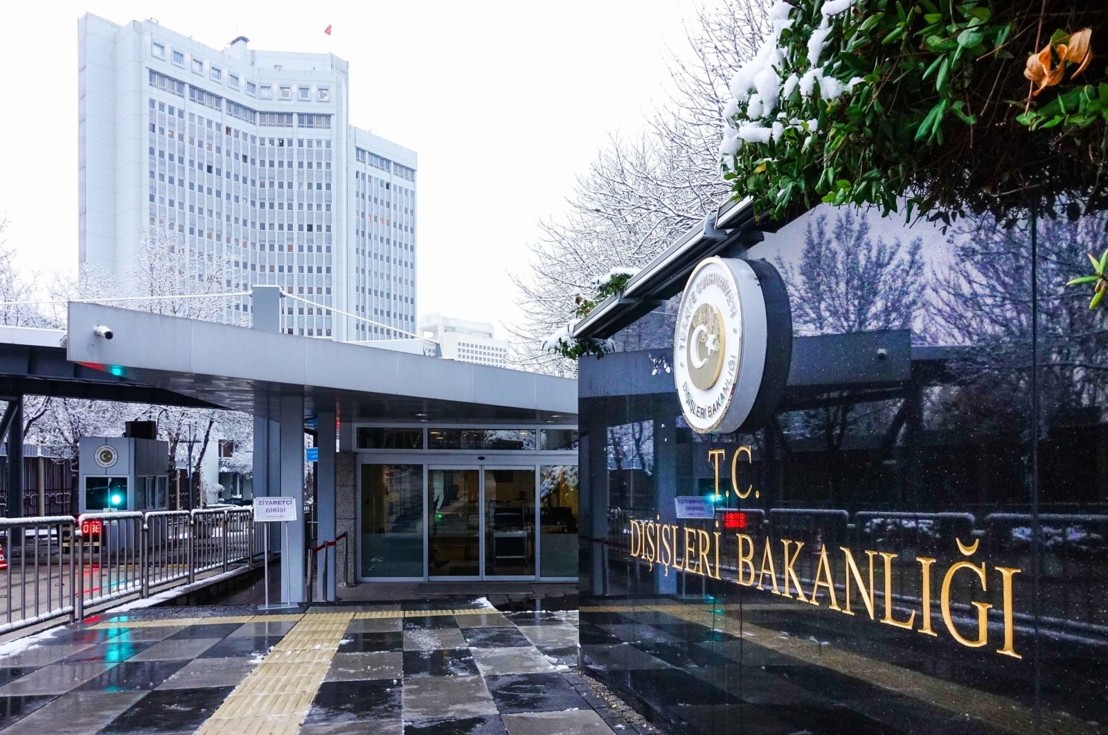 The Ministry of Foreign Affairs in the capital Ankara, Turkey.