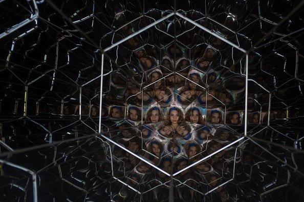 View of the work 'Viewing Machine' by Danish-Icelander artist Olafur Eliasson, displayed at the Inhotim Centre for Contemporary Art in Brumadinho, some 60 km southeast of Belo Horizonte, Minas Gerais, Brazil, Sept. 6, 2018. (Getty Images)