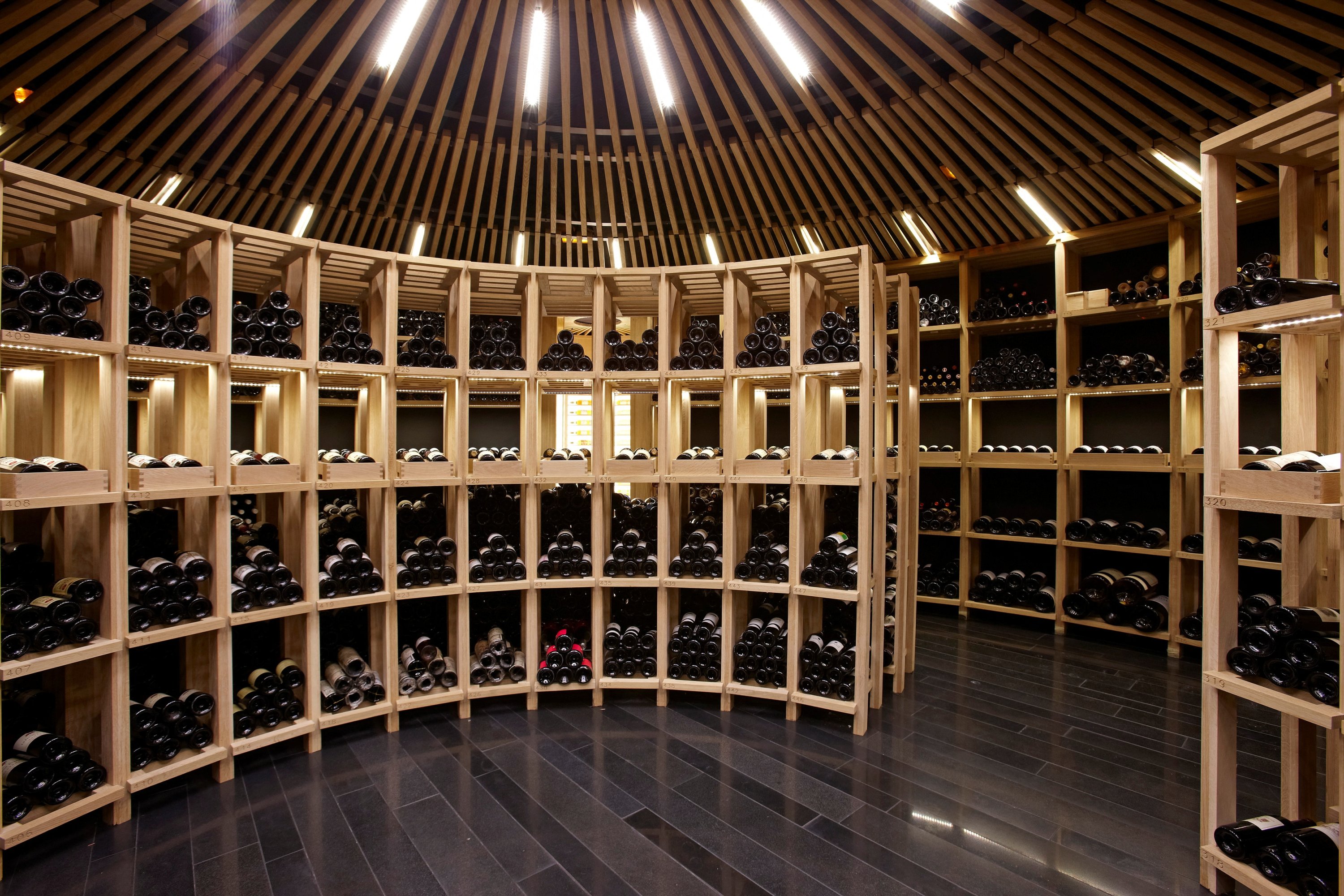 General view of the bottles of wine at Restaurante Atrio's wine cellar in Caceres, Spain, Jan. 16, 2011. (Reuters Photo)