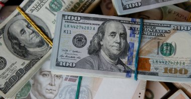 U.S. dollar, euro and Ukrainian hryvnia banknotes are seen in this picture illustration taken in Kyiv, Ukraine, Oct. 31, 2016. (Reuters Photo)