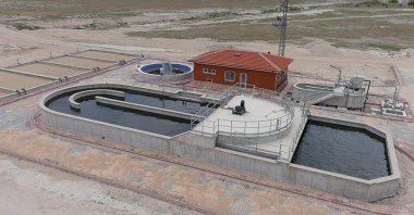 A wastewater treatment plant in Konya, central Turkey, June 1, 2022. (AA PHOTO)