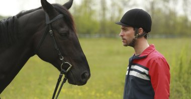 A still shot from "Bizim İçin Şampiyon" ("Champion").