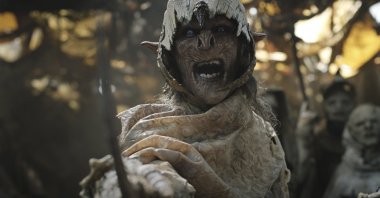An orc, in a scene from the TV series "The Lord of the Rings: The Rings of Power." (Amazon Prime Video via AP)