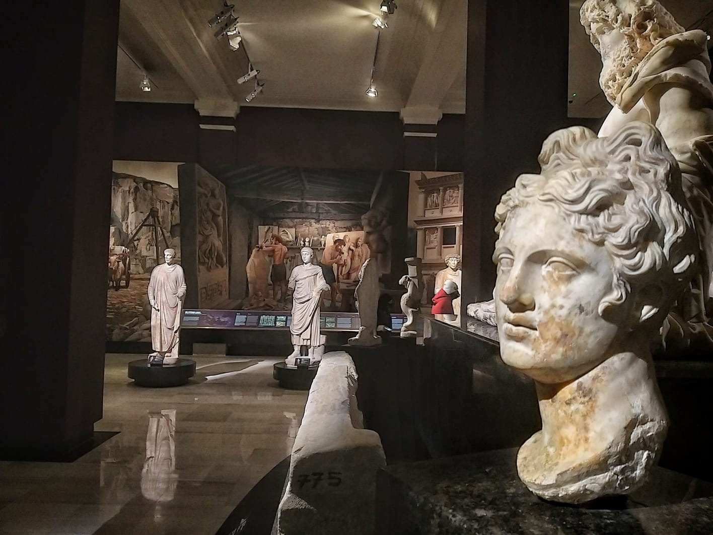 A view of the displays of the Istanbul Archaeology Museums, Istanbul, Turkey, July 22, 2022. (İHA Photo)