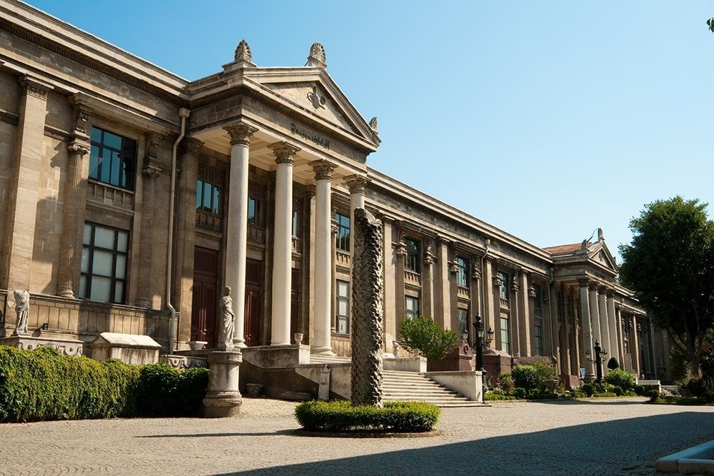 A general view of the main building of the Istanbul Archaeology Museums, Istanbul, Turkey.
