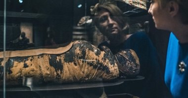 The mummified woman at The National Museum in Warsaw. (Photo via Warsaw Mummy Project)