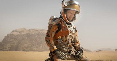 Matt Damon in a scene from the film &quot;The Martian.&quot; (Photo courtesy of 20th Century Fox)