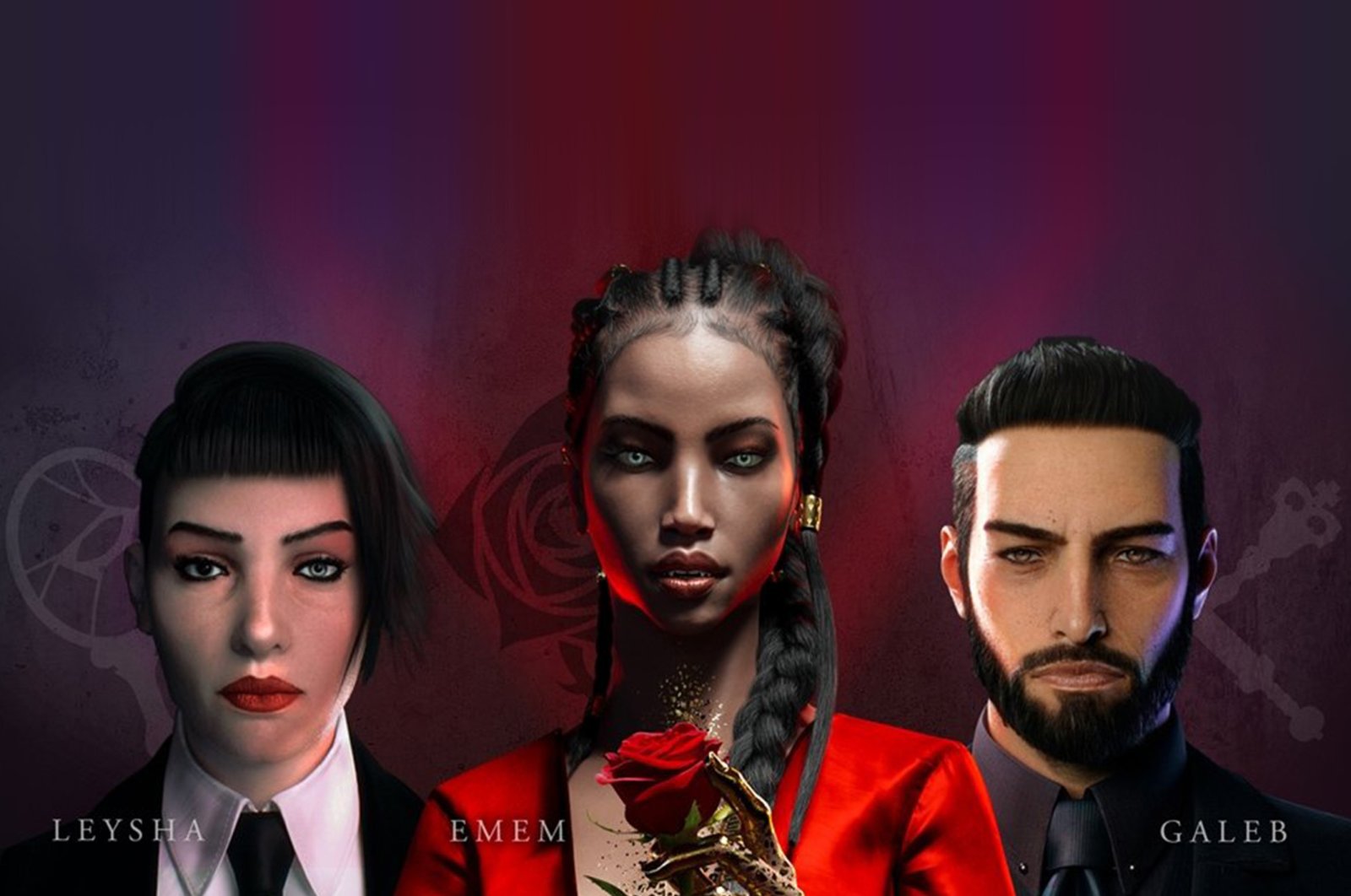 The main characters of the  Vampire: The Masquerade: Swansong game. (Photo courtesy of Nacon)