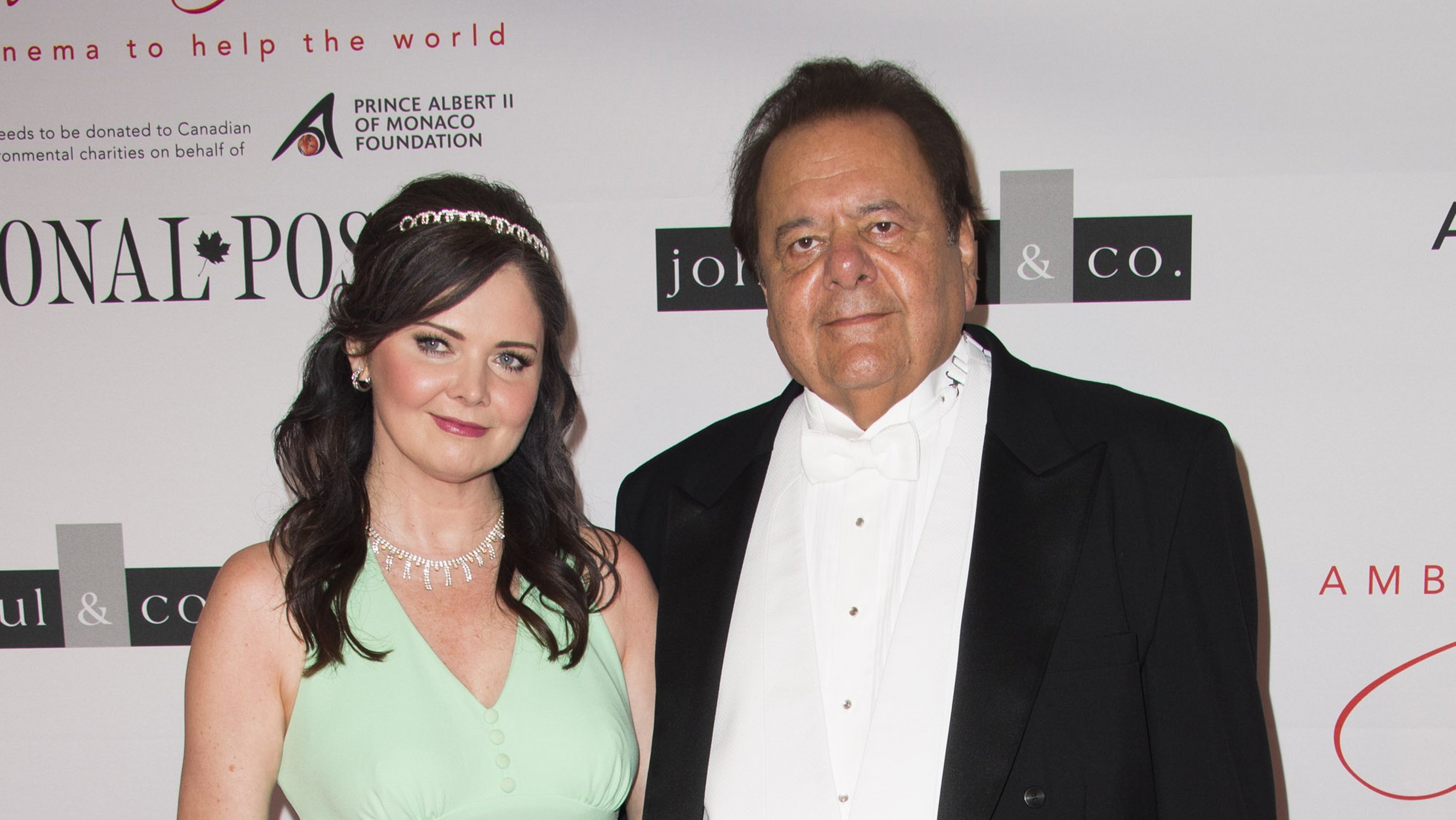 Paul Sorvino (R) and his wife Dee Dee Sorvino attend the AMBI Gala benefiting The Prince Albert II of Monaco Foundation in Toronto, Canada, Sept. 9, 2015. (AP)