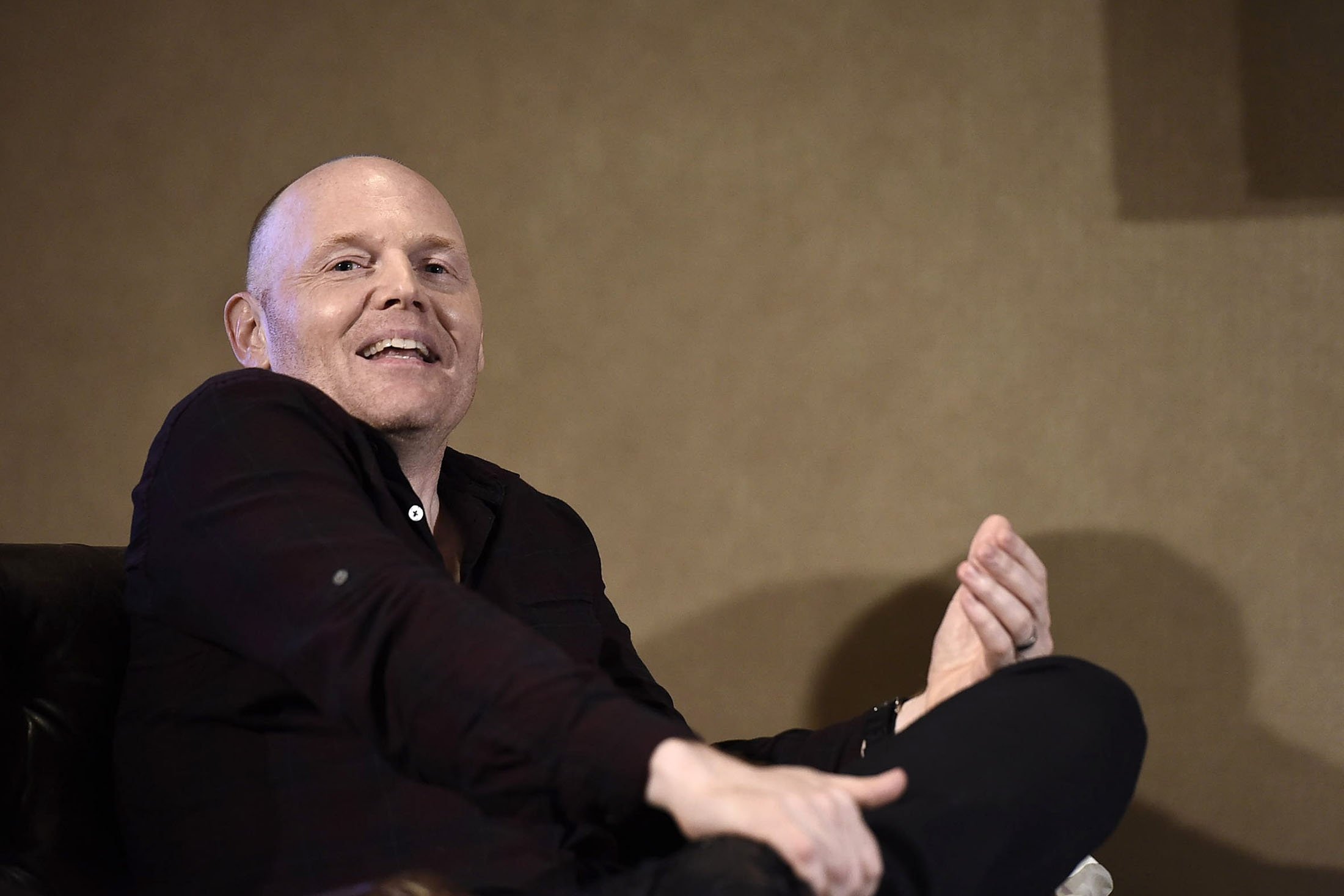Bill Burr speaks at Keep Netflix Weird Panel at Netflix 2016 Summer TCA at the Beverly Hilton Hotel, in Los Angeles, U.S., July 27, 2016. (AP Photo)