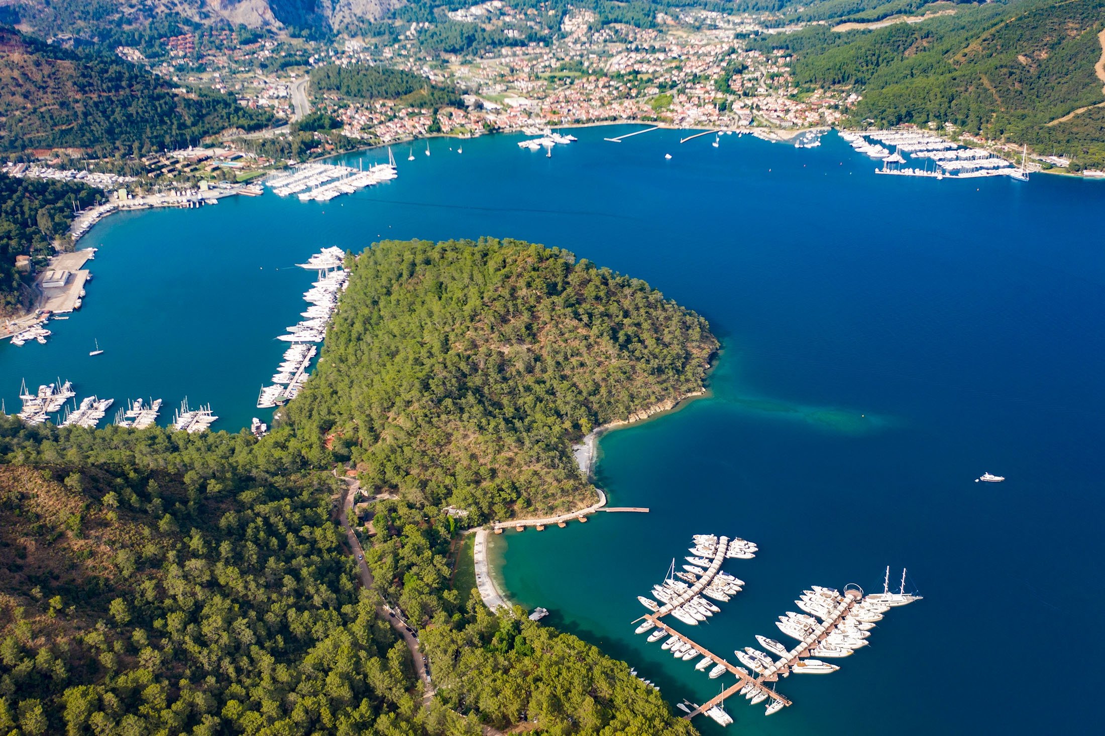 Unlike most marinas in Turkey, the one in Göcek is pretty much strictly about the boats. (Shutterstock Photo)