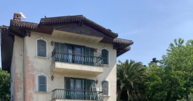 The exterior of the villa, in Istanbul, Turkey, July 26, 2022. (PHOTO BY SABAH NEWSPAPER)