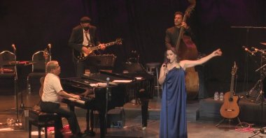 World-famous American band Pink Martini performed a sold-out show in Istanbul as part of their European tour, Istanbul, Turkey, July 26, 2022. (DHA Photo)