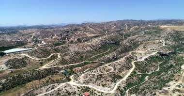 A view of the burned areas, in Manavgat, Antalya, southern Turkey, July 28, 2022. (DHA PHOTO)