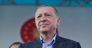 President Recep Tayyip Erdoğan at an opening ceremony, Kayseri, Turkey, July 23, 2022. (AA Photo)