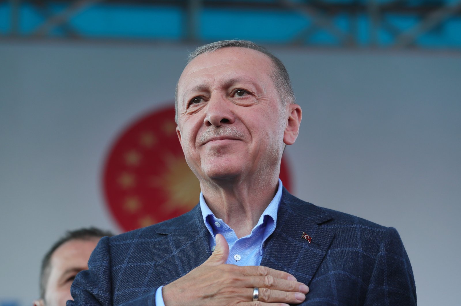 President Recep Tayyip Erdoğan at an opening ceremony, Kayseri, Turkey, July 23, 2022. (AA Photo)