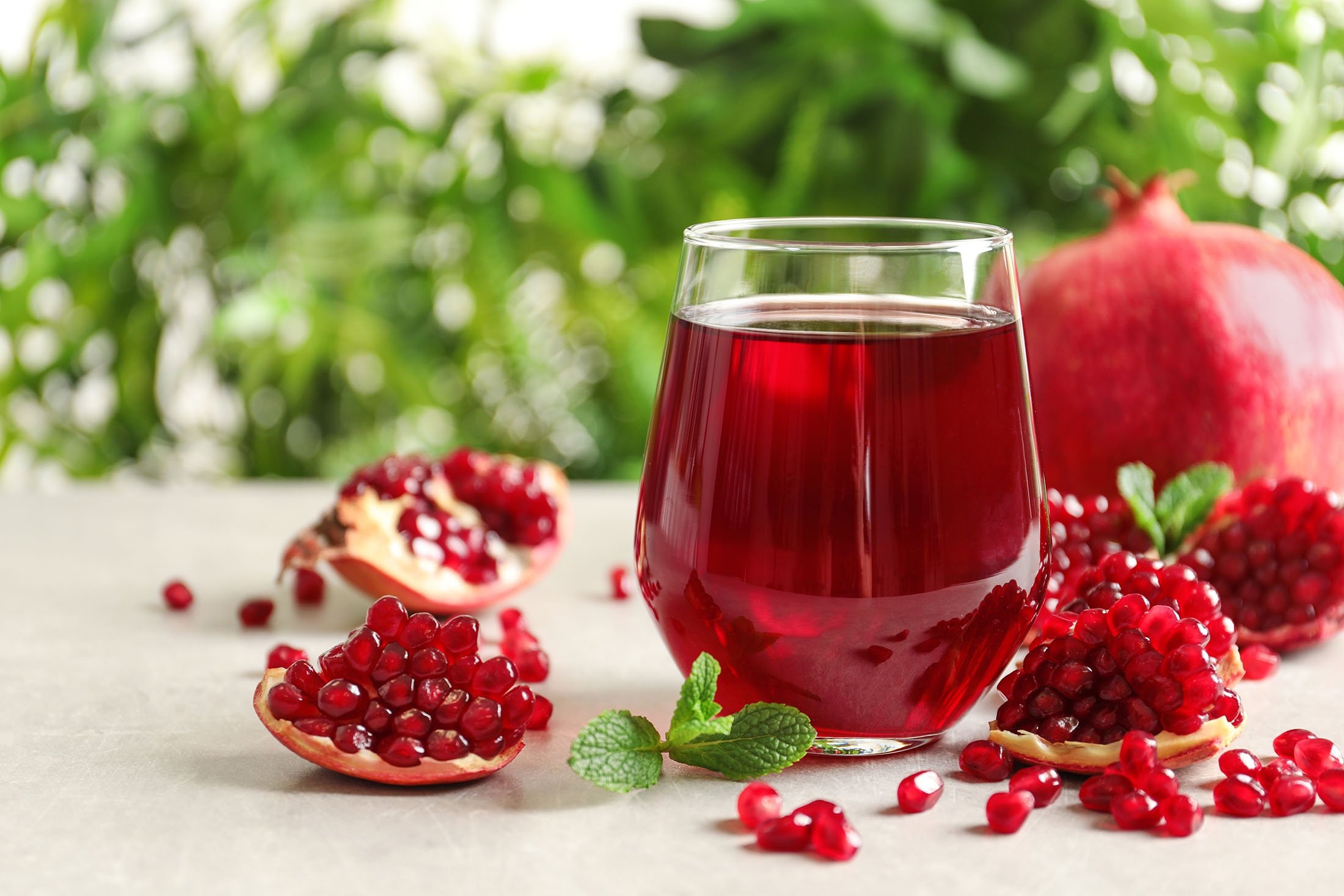 Pomegranate sorbet is known to balance blood sugar level and blood pressure.  (Photo by Shutterstock)