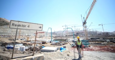 The site of the fourth reactor of Akkuyu Nuclear Power Plant, in Mersin, southern Turkey, July 21, 2022. (AA Photo)
