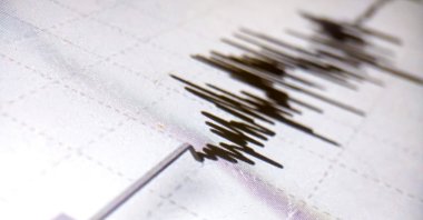 Richter scale Low and High Earthquake Waves with Vibration on white paper background, audio wave diagram concept in this undated file photo. (Shutterstock File Photo)