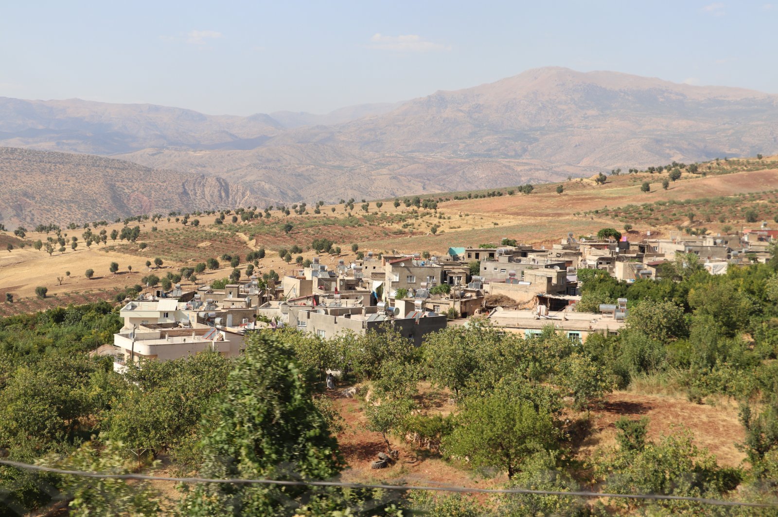 A view of Meydandere village, in Siirt, eastern Turkey, July 31, 2022. (AA Photo)
