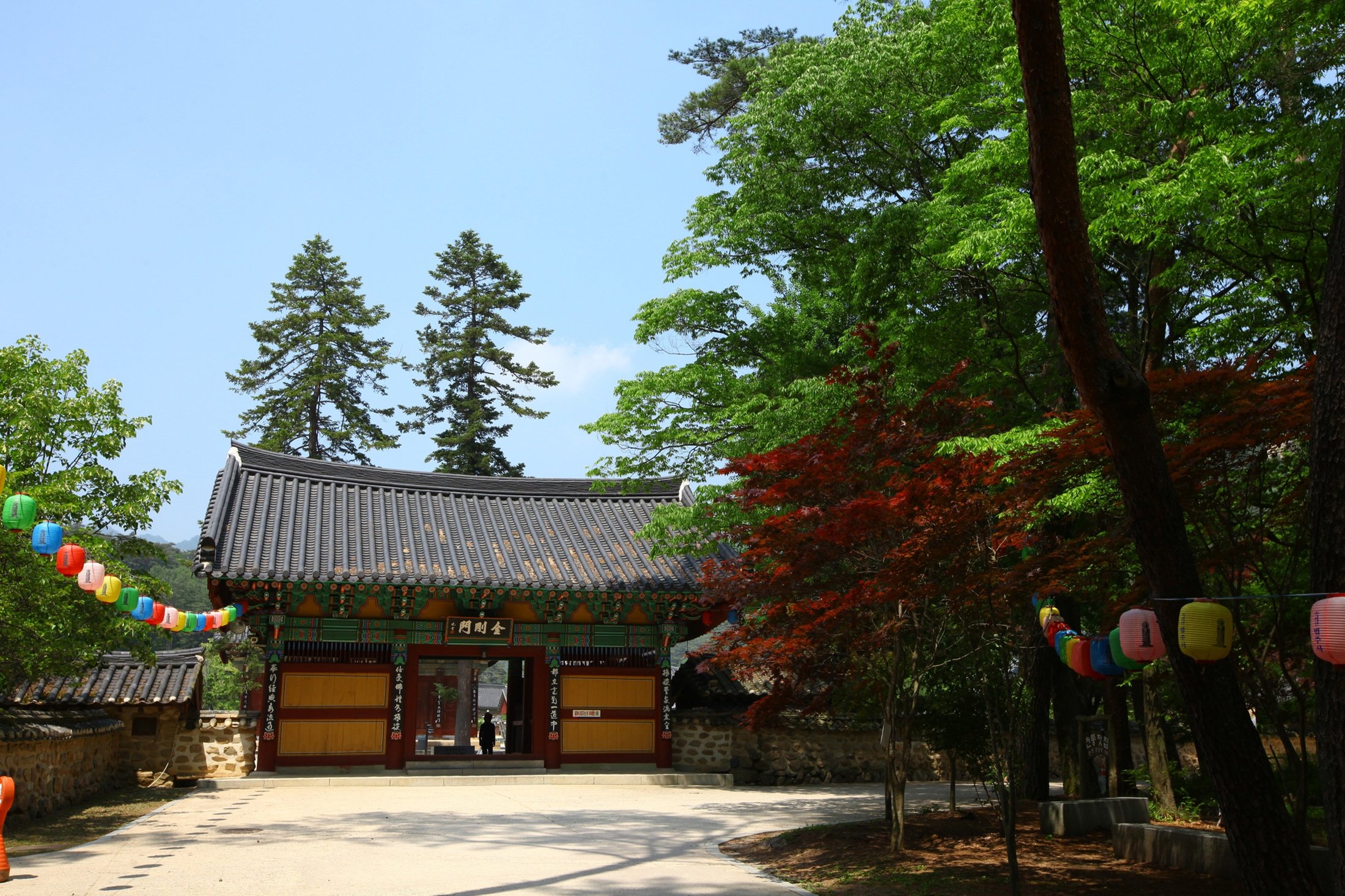 Beopjusa Temple in South Korea comprises a total of 60 buildings. (Korea Tourism Organization via dpa)