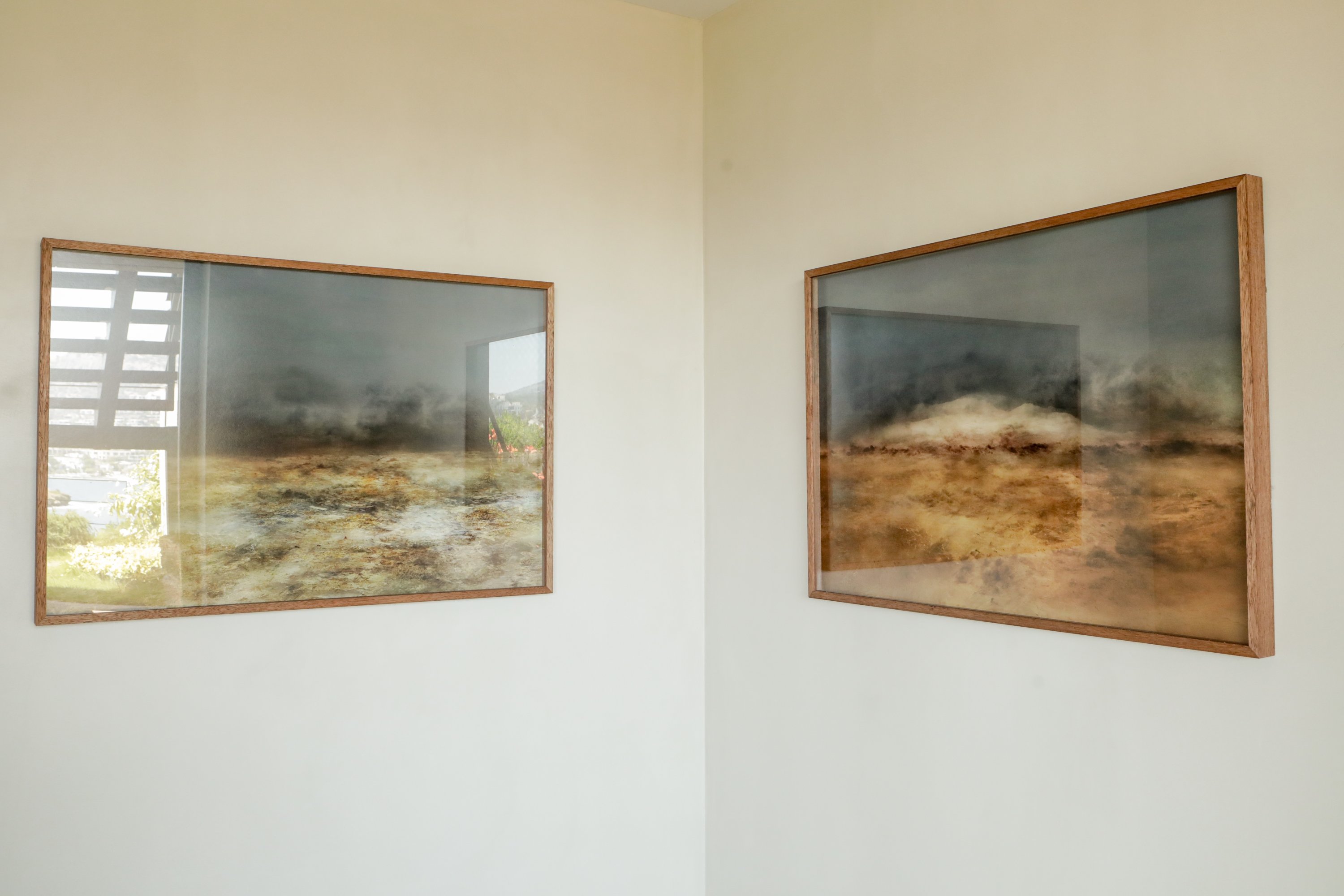 Works by Begüm Yamanlar on display at Bodrum Bodrum Coastal Houses.