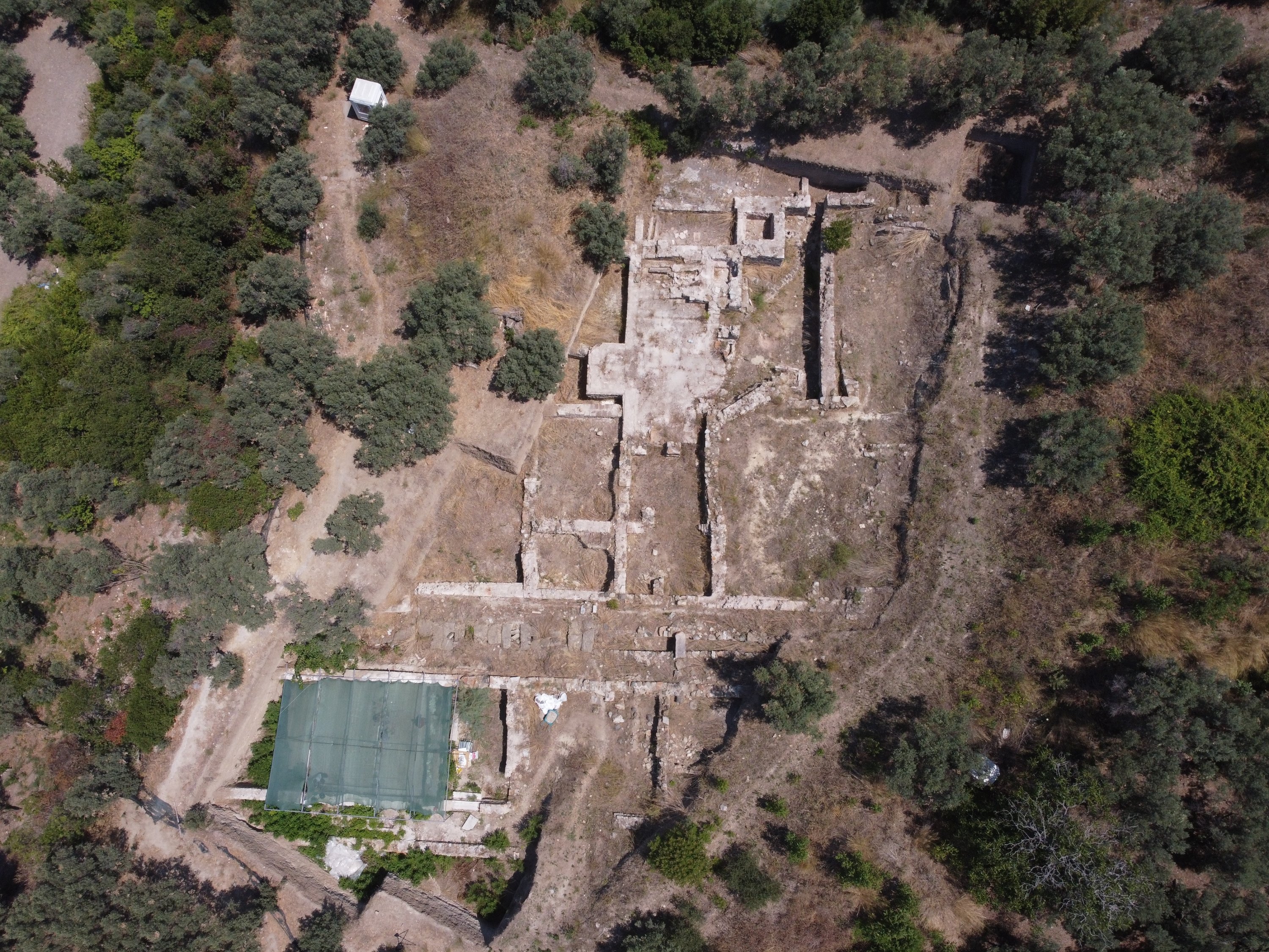 Pemandangan kota kuno Myrleia, Bursa, barat laut Turki, 1 Agustus 2022. (AA) 