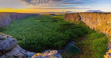 A 250-kilometer circuit in the far north of Iceland leads past some of the North Atlantic island's most stunning sights and landscapes. (Visit North Iceland via dpa)