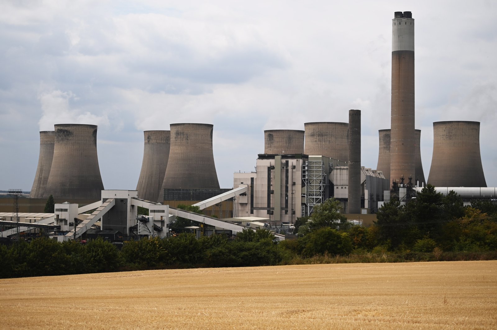The coal-fired Ratcliffe-on-Soar Power Station near Nottingham, Britain, July 29, 2022. (EPA Photo)