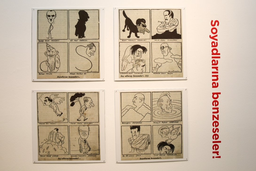 The exhibition commemorated the legacy of the pioneer of cartoon art, Cemal Nadir Güler, Istanbul, Turkey, July 29, 2022. (Photo courtesy of Küçükçekmece Municipality)