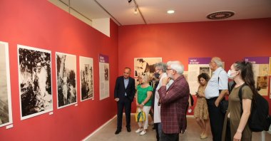 The exhibition commemorated the legacy of a pioneer of cartoon art, Cemal Nadir Güler, Istanbul, Turkey, July 29, 2022. (Photo courtesy of Küçükçekmece Municipality)