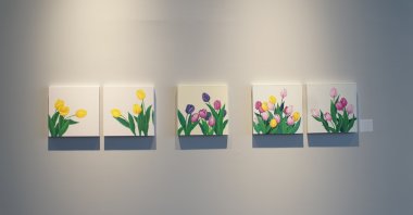 A piece from the &quot;Korea-Turkey Friendship Exhibition,&quot; Atatürk Cultural Center, Istanbul. (Courtesy of AKM)