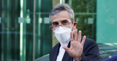 Iran's chief nuclear negotiator Ali Bagheri Kani arrives at Palais Coburg where closed-door nuclear talks with Iran take place in Vienna, Austria, Feb. 8, 2022 (Reuters Photo)