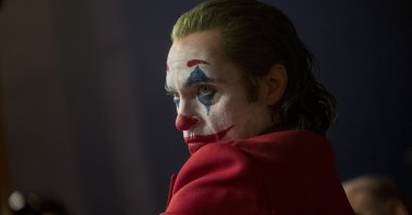 This image released by Warner Bros. Pictures shows Joaquin Phoenix in a scene from &quot;Joker.&quot;  (AP Photo)
