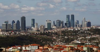 Skyscrapers are seen in the business and financial district of Levent, which comprises leading banks' and companies' headquarters, in Istanbul, Turkey, March 29, 2019. (Reuters Photo)