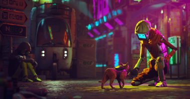 It seems cats and robots can get along. (Annapurna Interactive via AP)